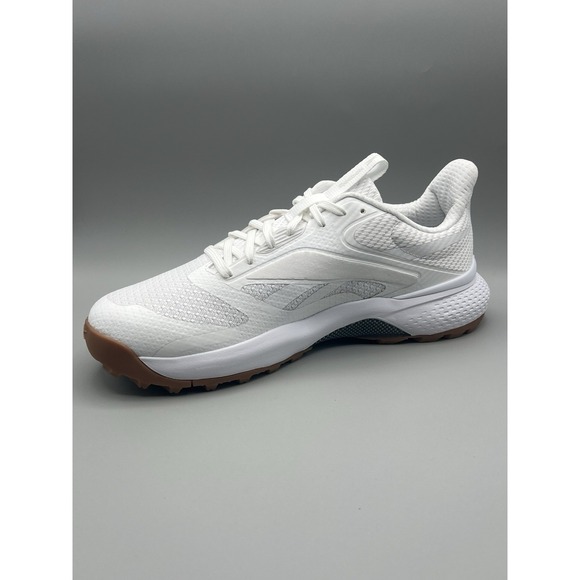 Reebok Nano Golf Spikeless White Tan Outdoor Golf Shoes - Men's Size 10 - Picture 6 of 8